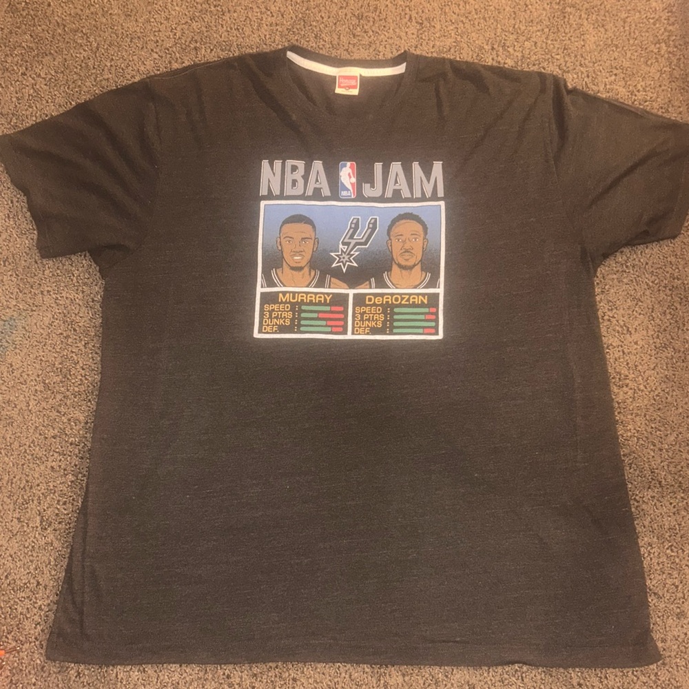Men’s homage murran/derozan San Antonio spurs T-shirt